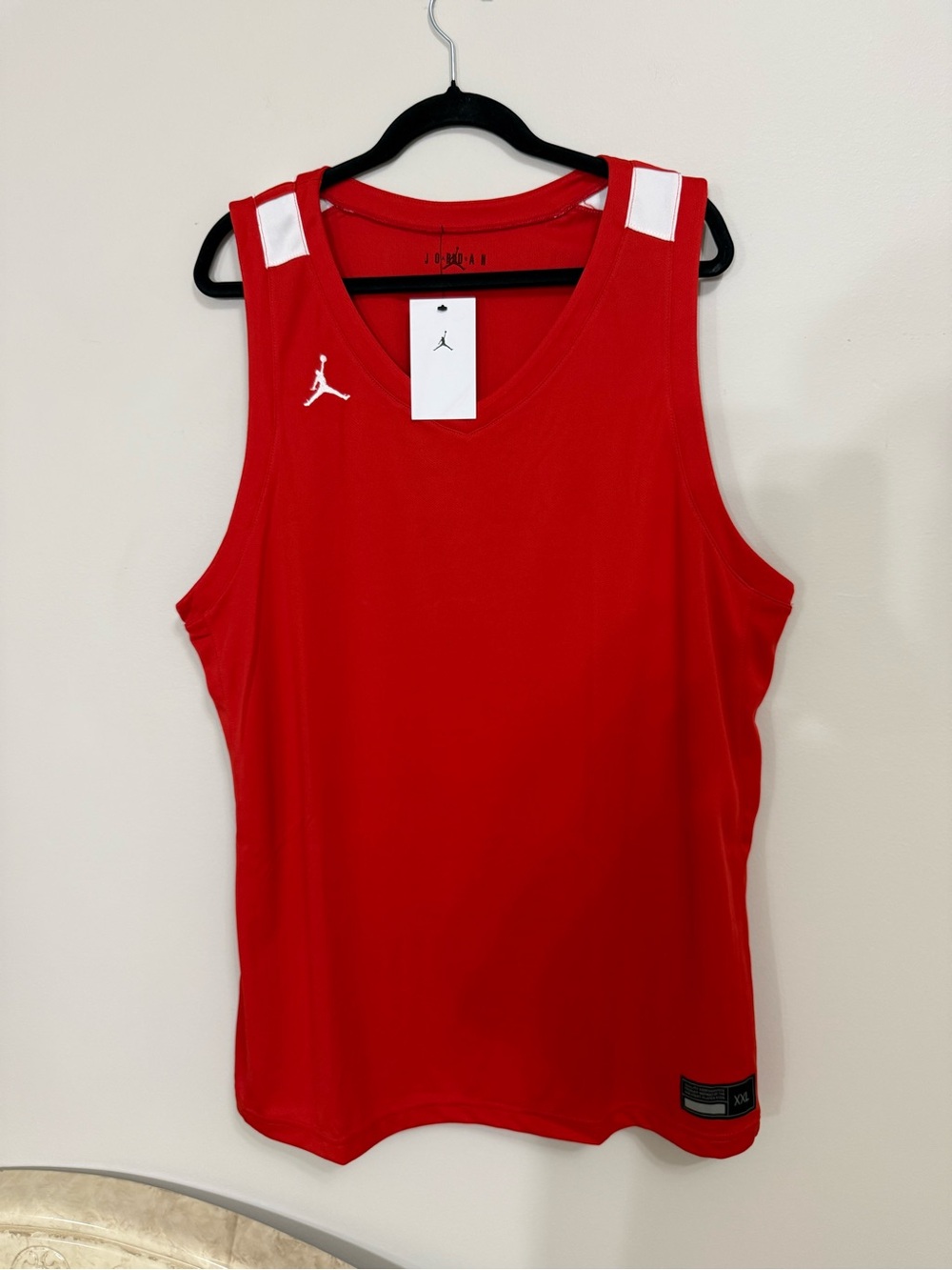 Jordan Quality Performance Men’s Size XXL Red Basketball Tank-Jumpman Logo NWT